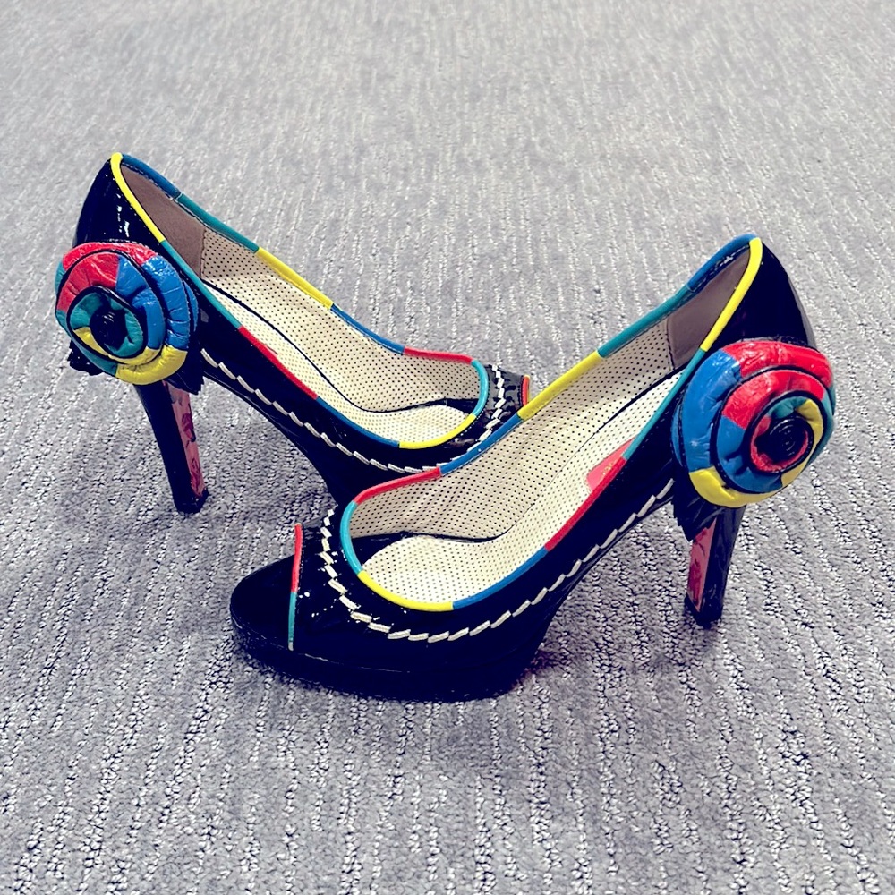 Betsey Johnson Peep Toe Heels